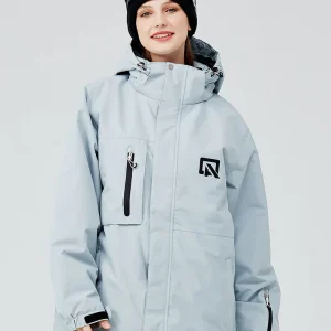 Ski Jacket for Men and Women Waterproof Windproof Breathable Super Warm Snow Coat -30 Degrees Skiing and Snowboarding Jacket
